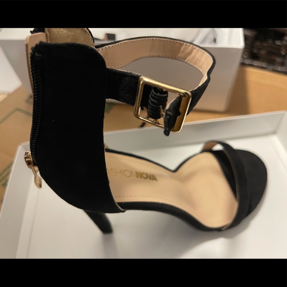 Black high heels